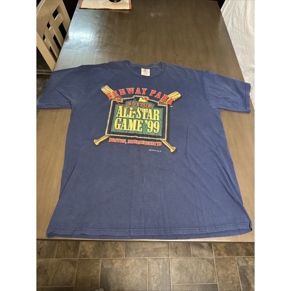 1999 Fenway Park Boston All Star Game t-shirt XL tag vtg  y2k mlb baseball Fade